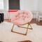 Flash Furniture Kids BlushSoft Gold Faux Fur Saucer Chair FV-FMC-030-BL-SGD-GG - alternate 4